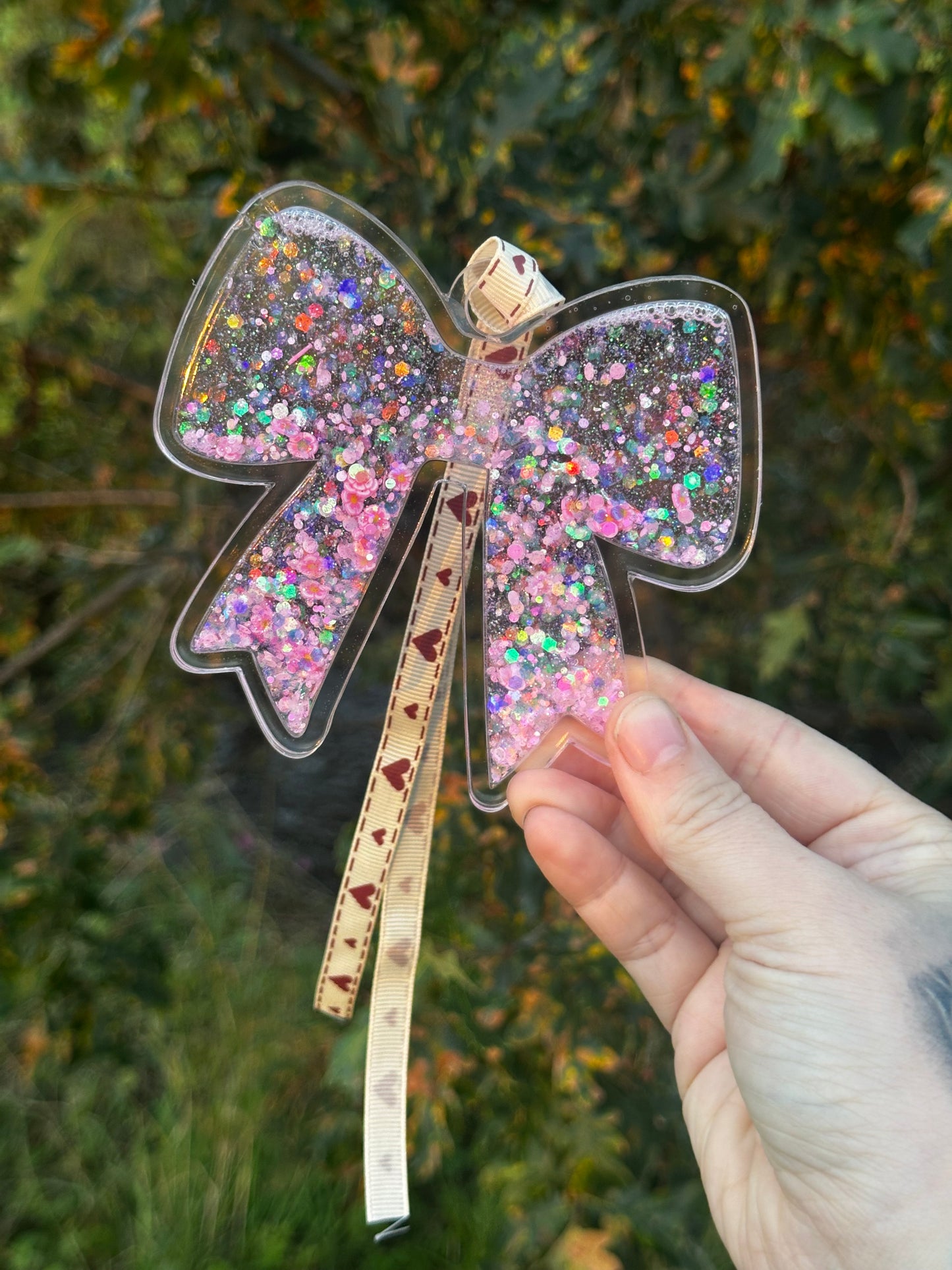 DIY Acrylic Snowglobe Bow Kit