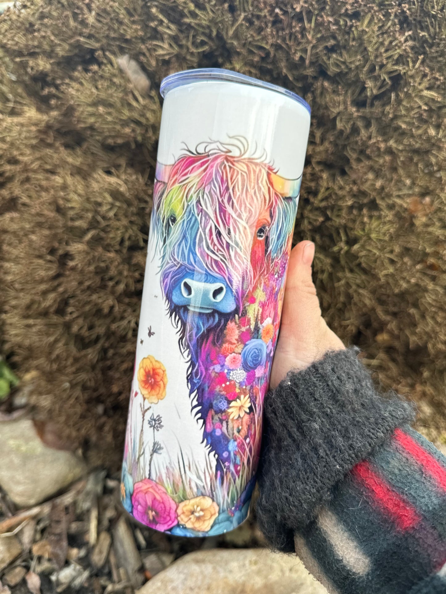 Highland Cow 20oz Stainless Steel Tumbler