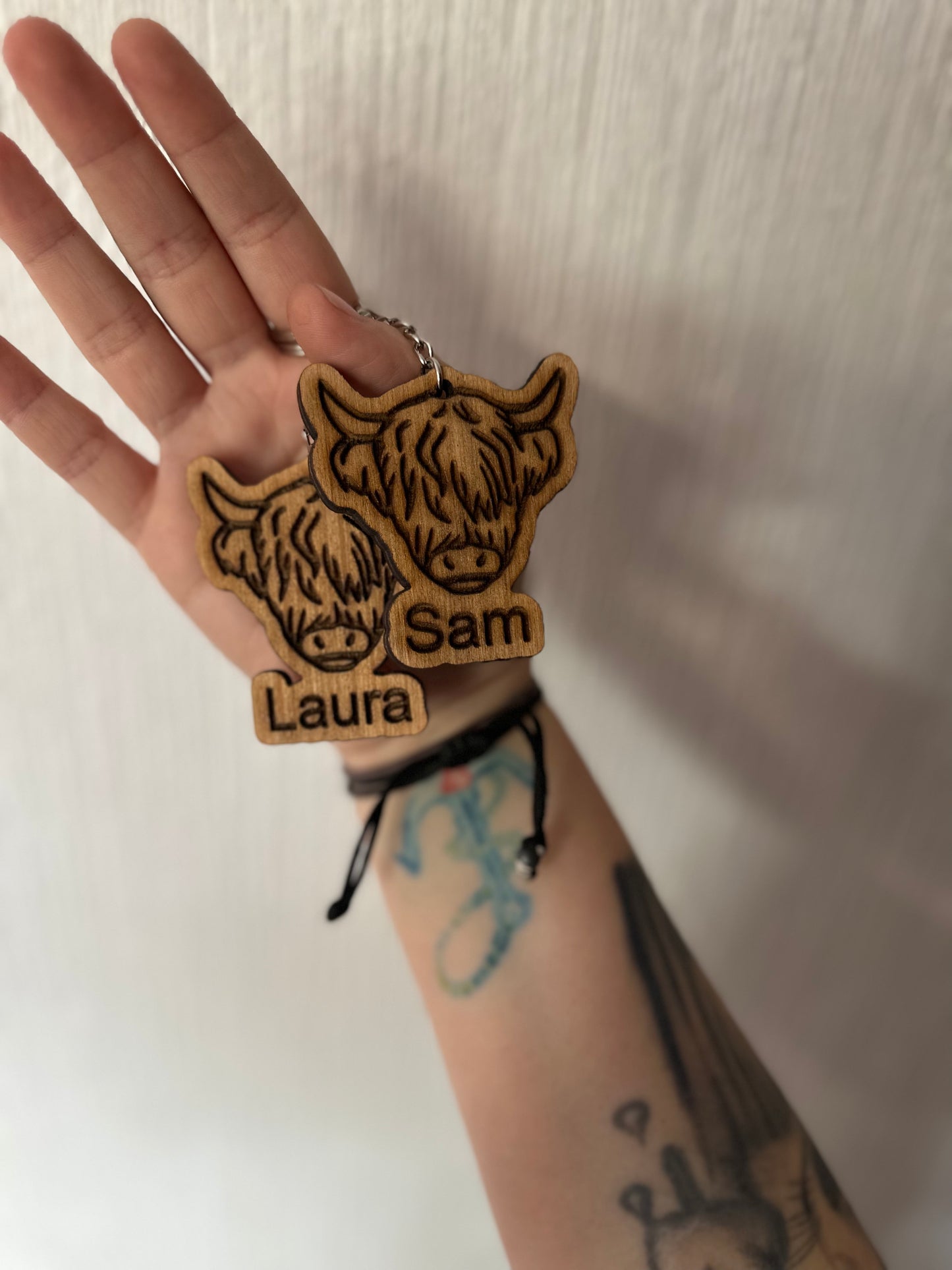 Highland Cow Keyring
