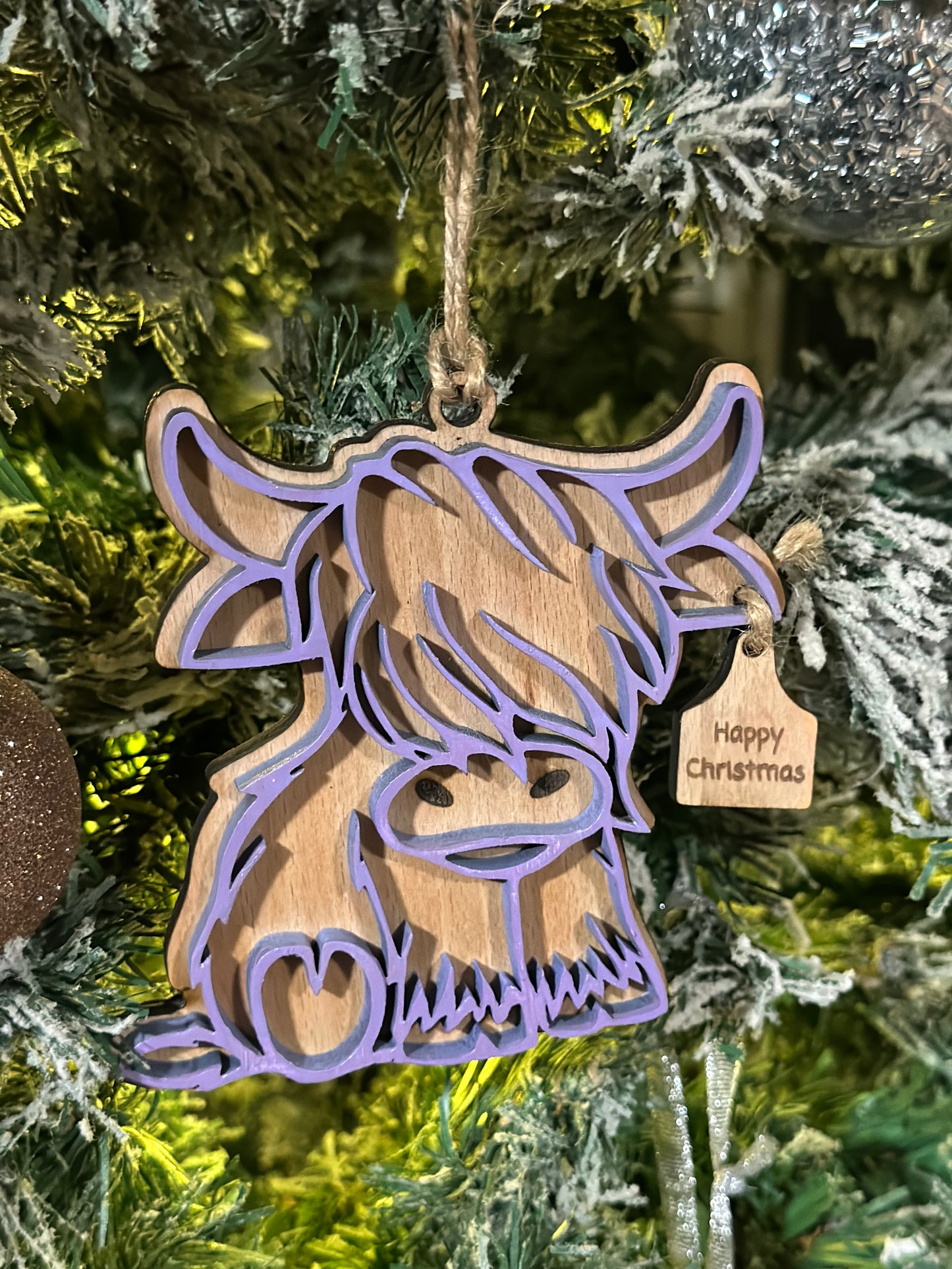 Highland Cow Keepsake Bauble