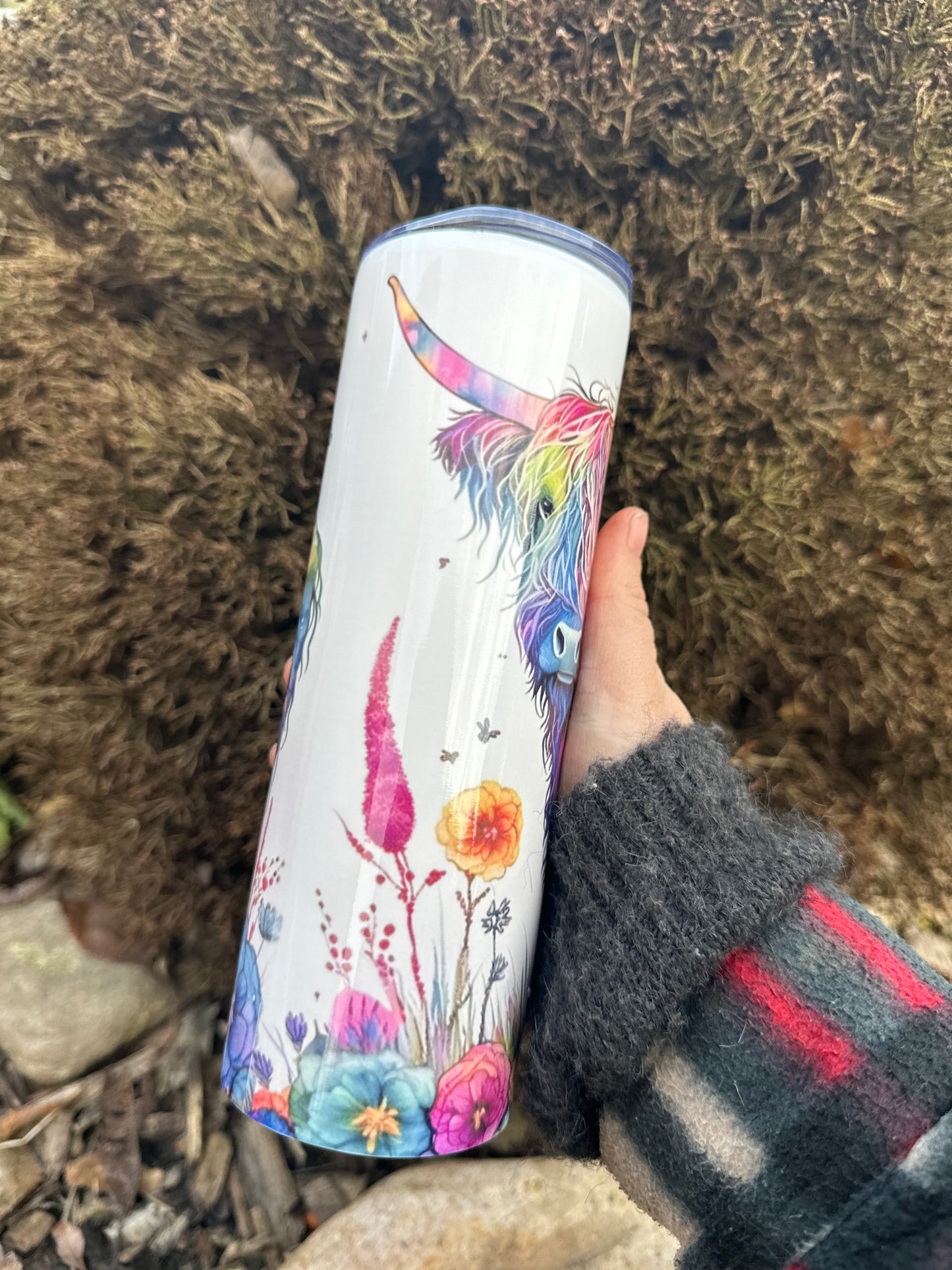 Highland Cow 20oz Stainless Steel Tumbler
