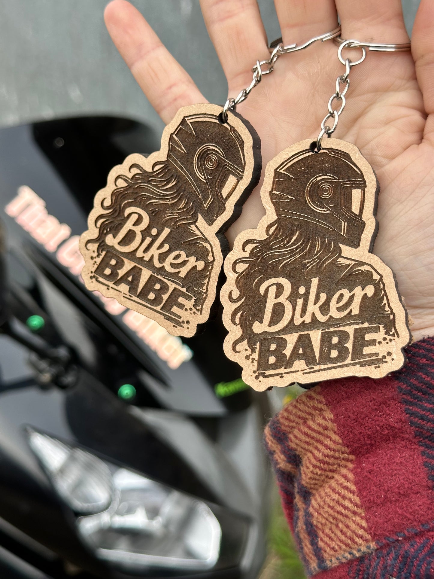 Handmade Biker Keyring (Women Riders Edition)