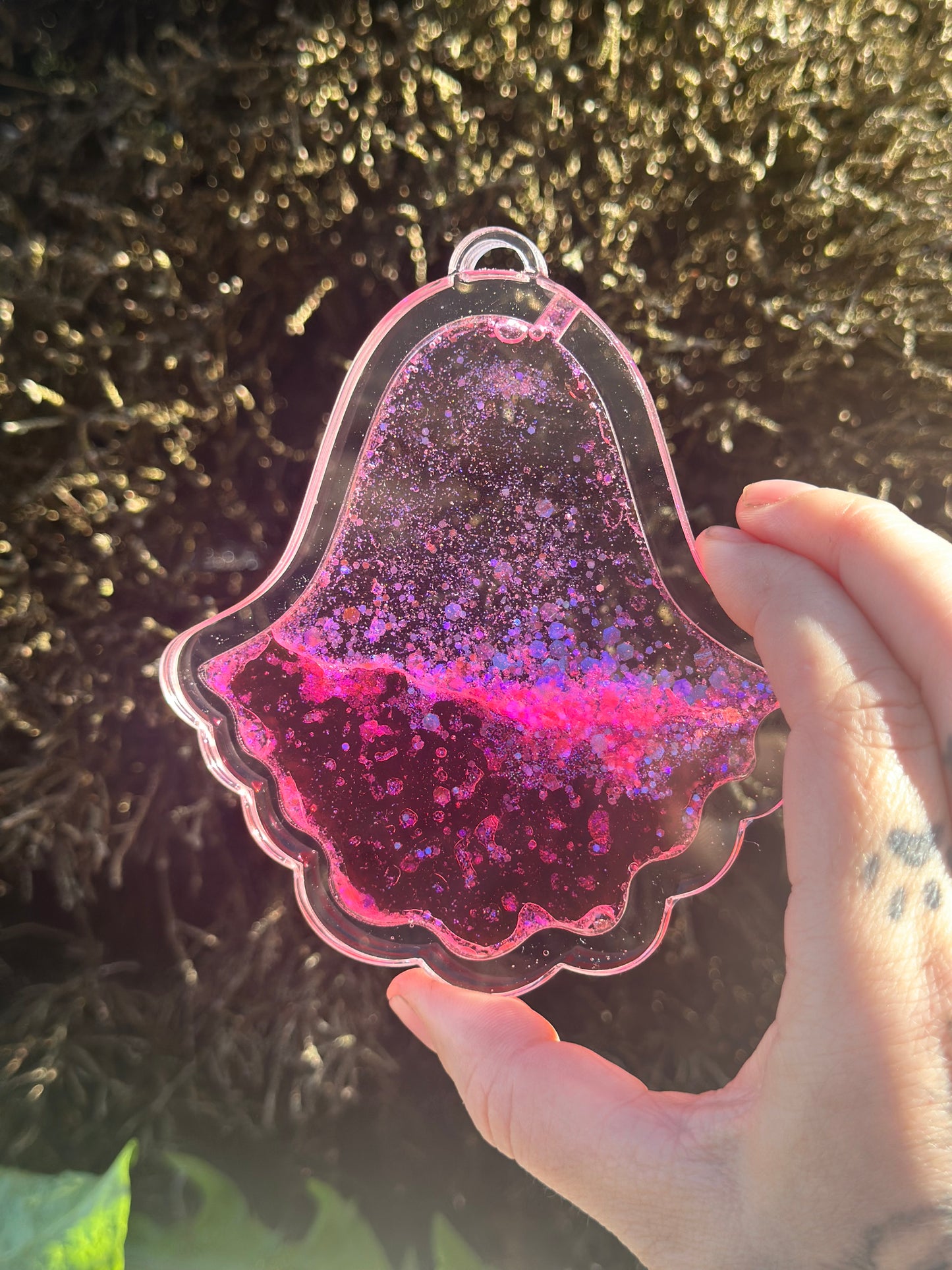 Acrylic Ghost Snowglobe