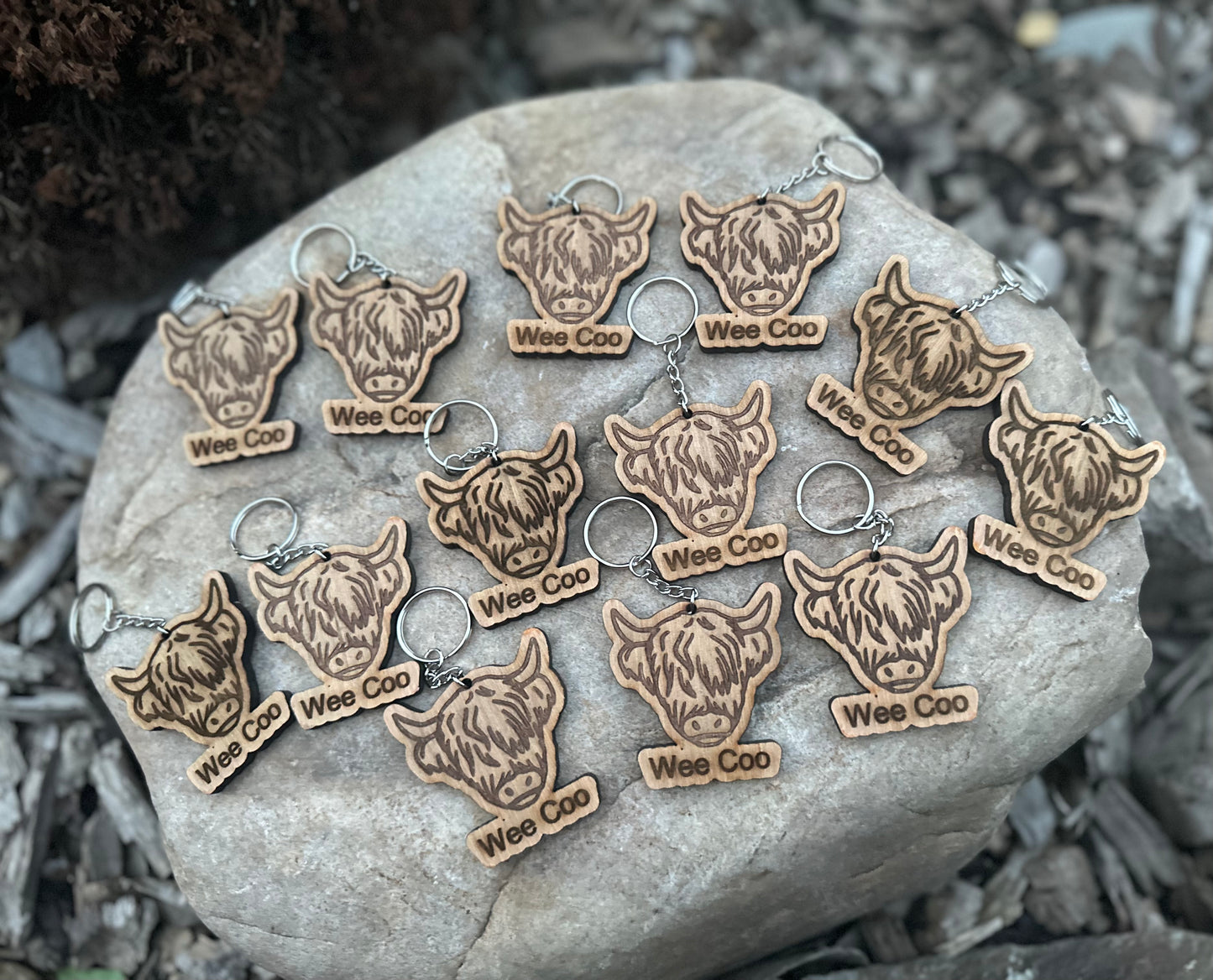 Highland Cow Keyring