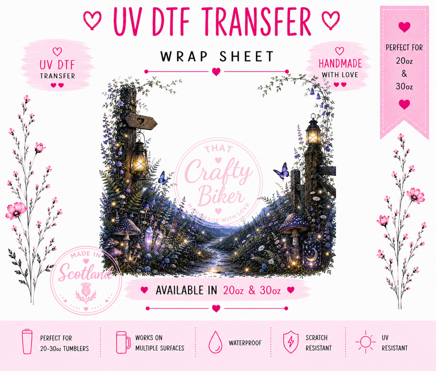 Midnight Watching UVDTF Tumbler Wrap