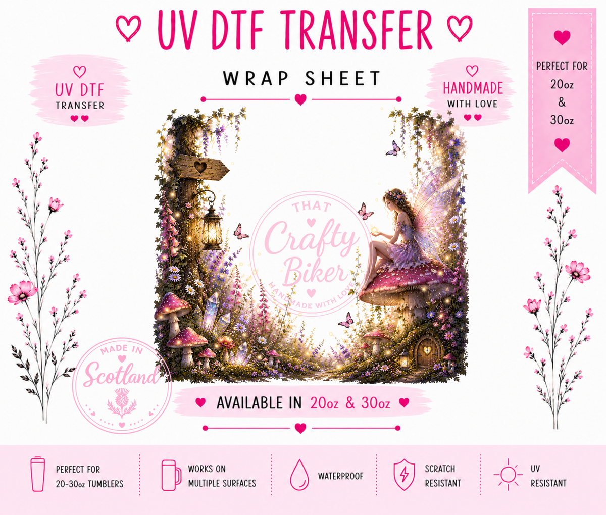 Magnificent Fairy Tumbler Wrap