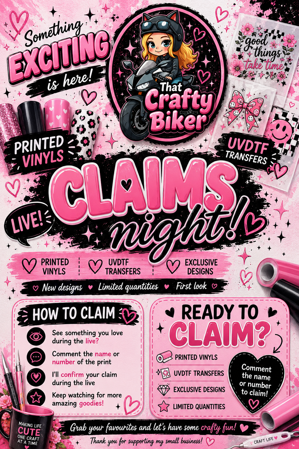 Claims Night 🖤 13/06