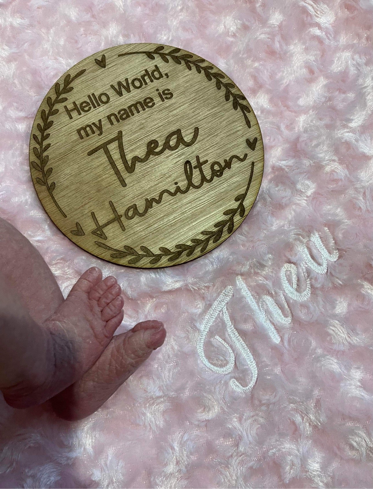 Baby Announcement Keepsake