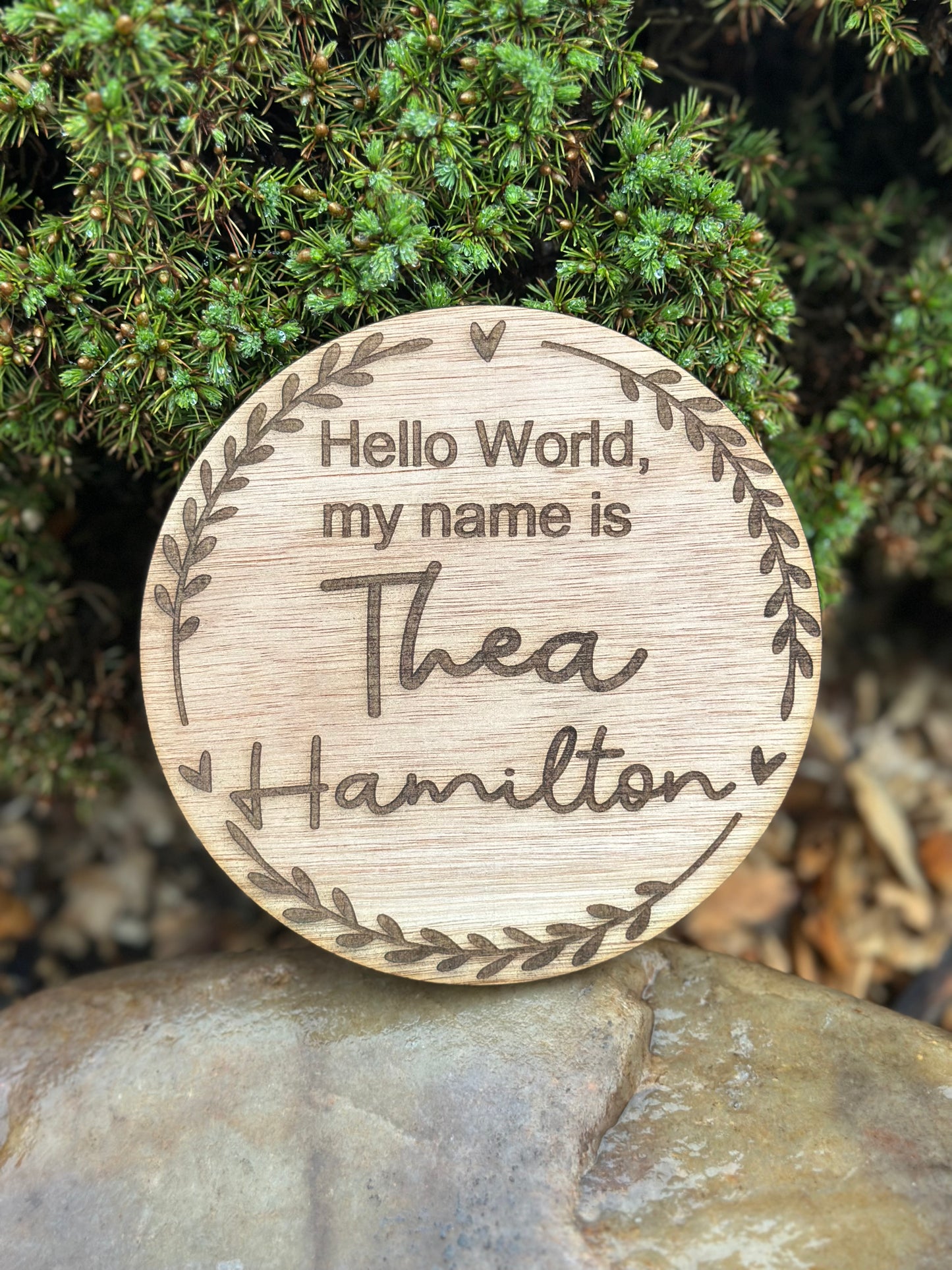 Baby Announcement Keepsake