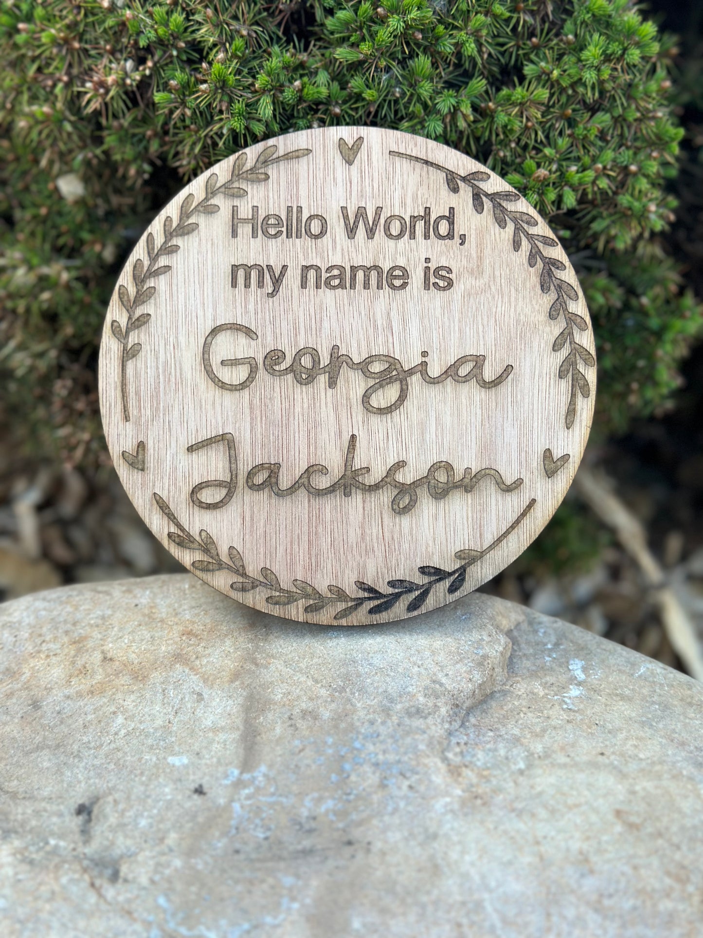 Baby Announcement Keepsake