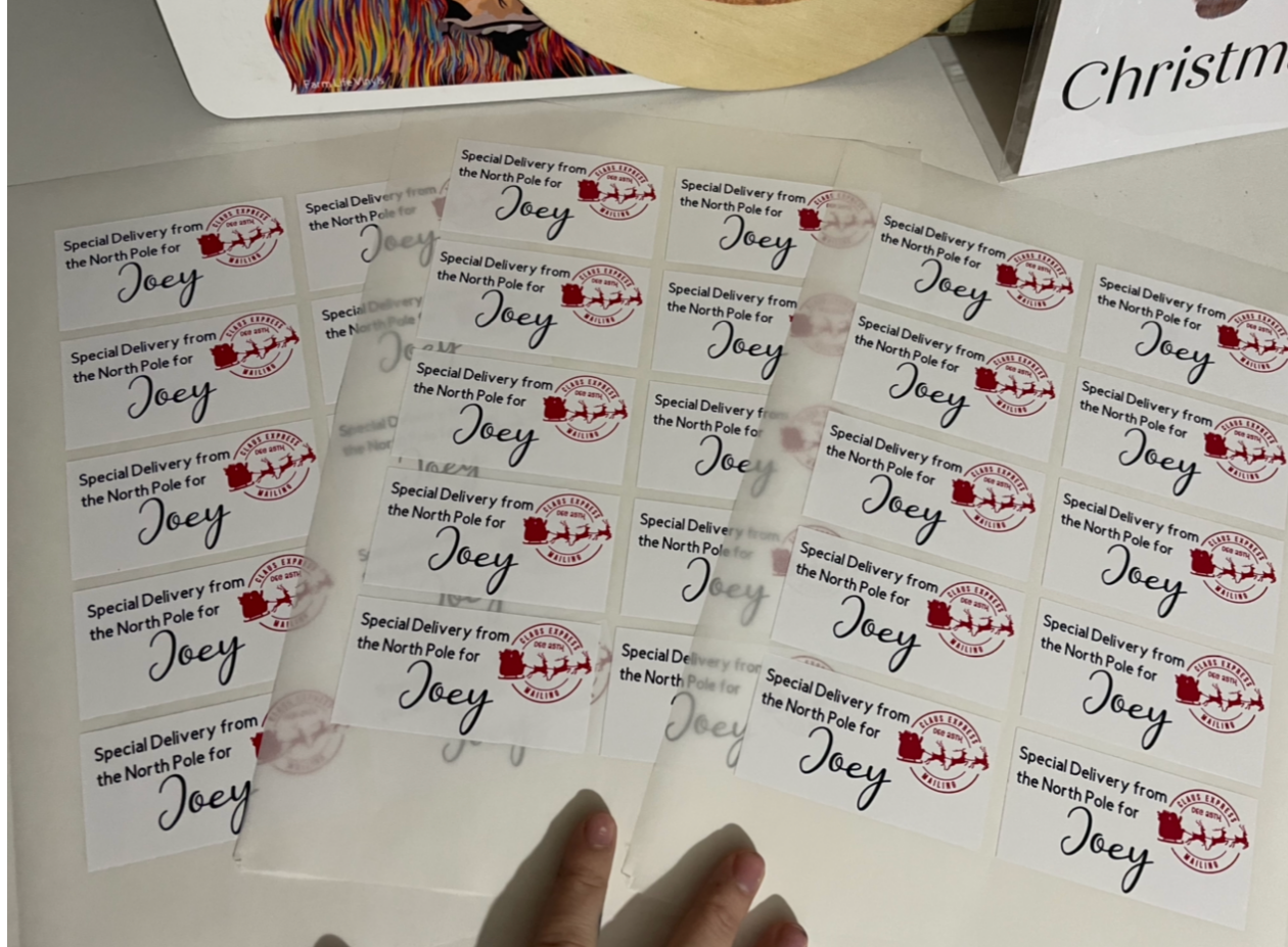 Christmas Stickers Labels