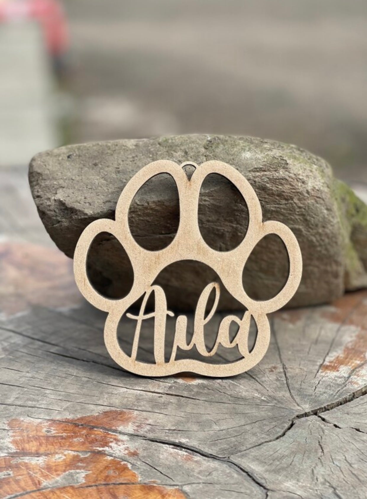 Dog Paw Bauble Wall Hanging
