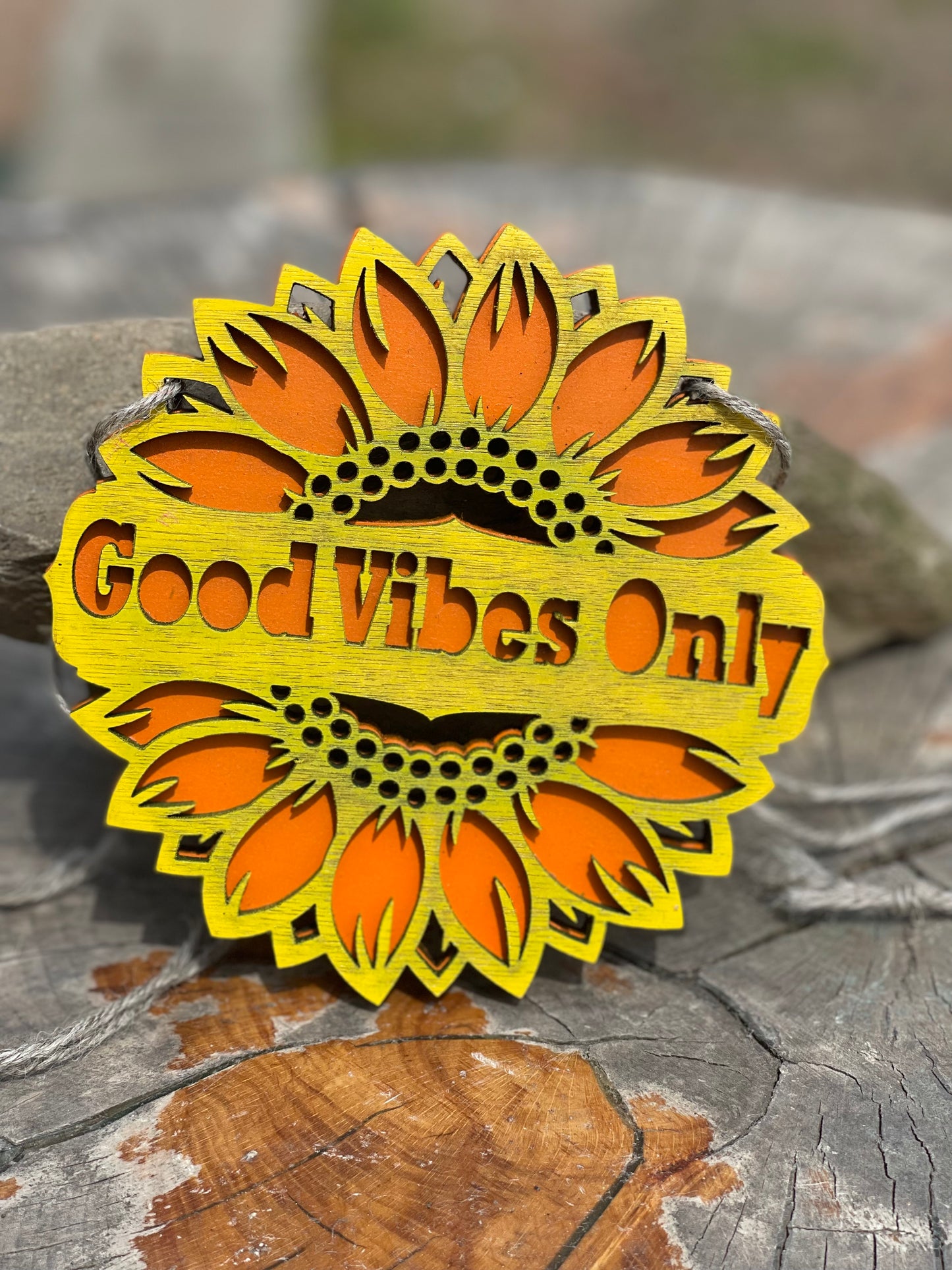 Mini sunflower signs wall hangings