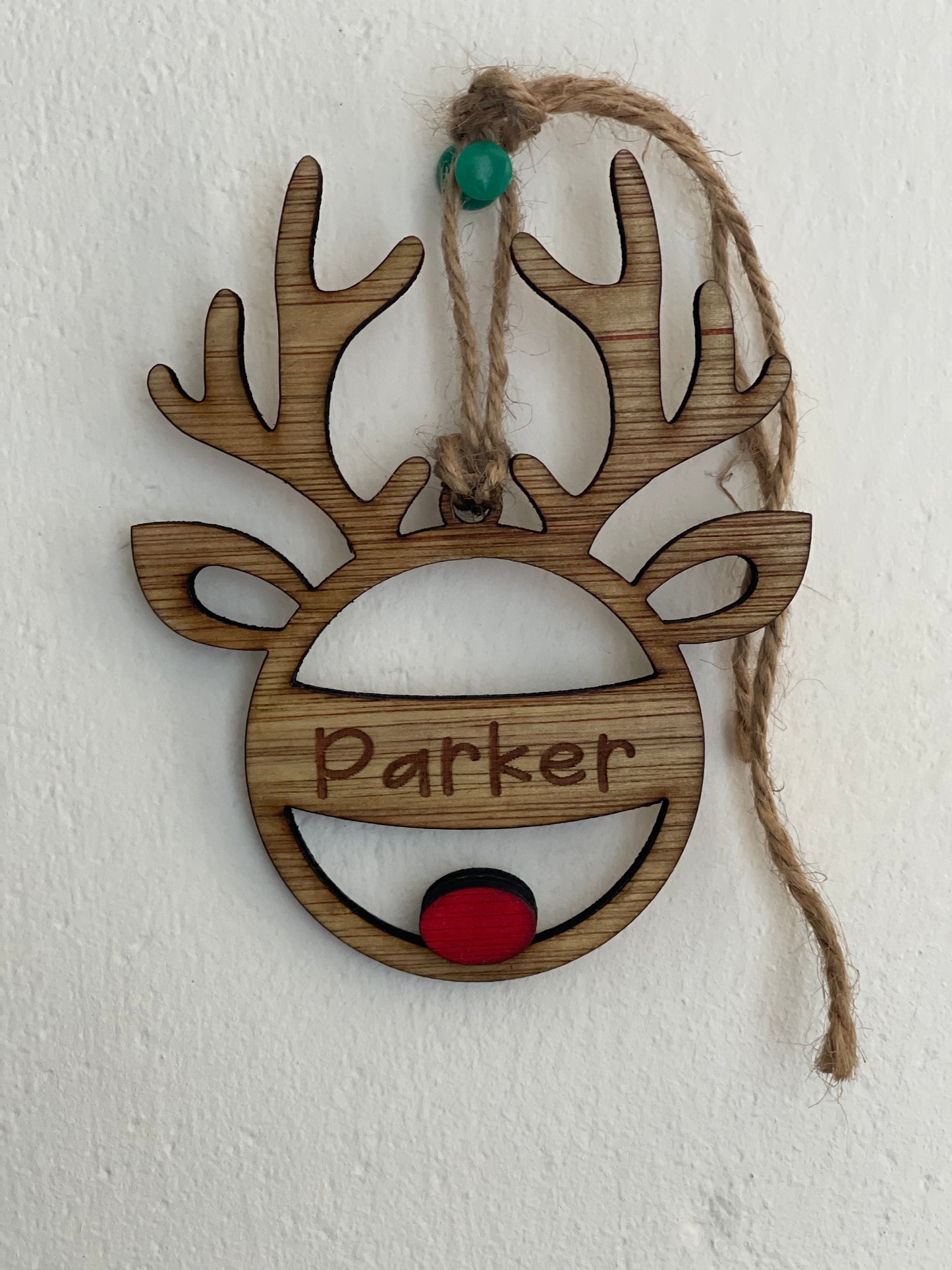 Personalised Children’s Christmas Reindeer Bauble