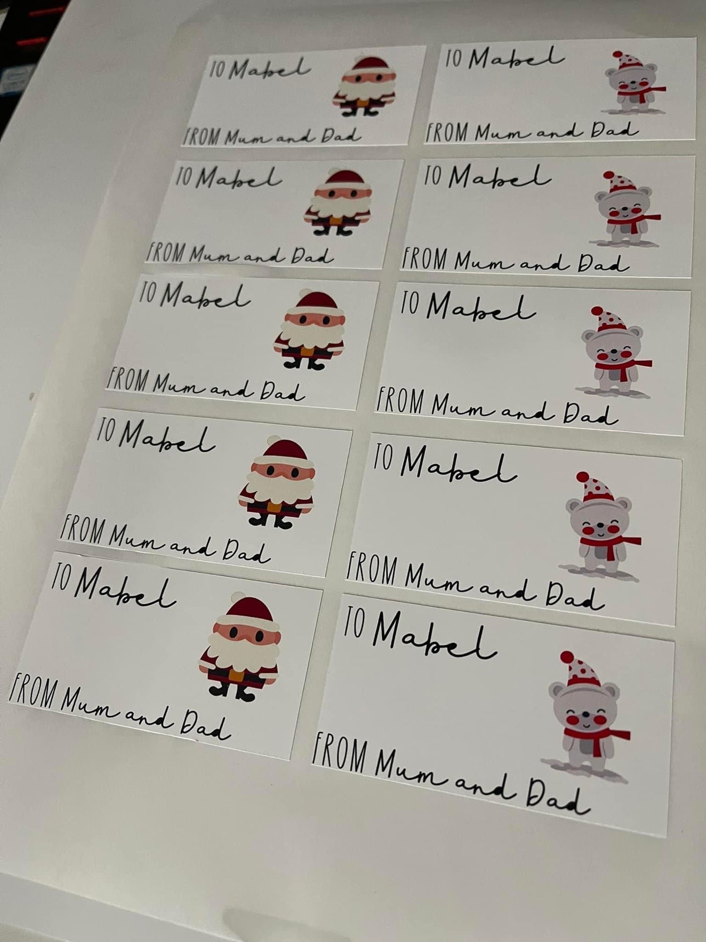 Christmas Stickers Labels