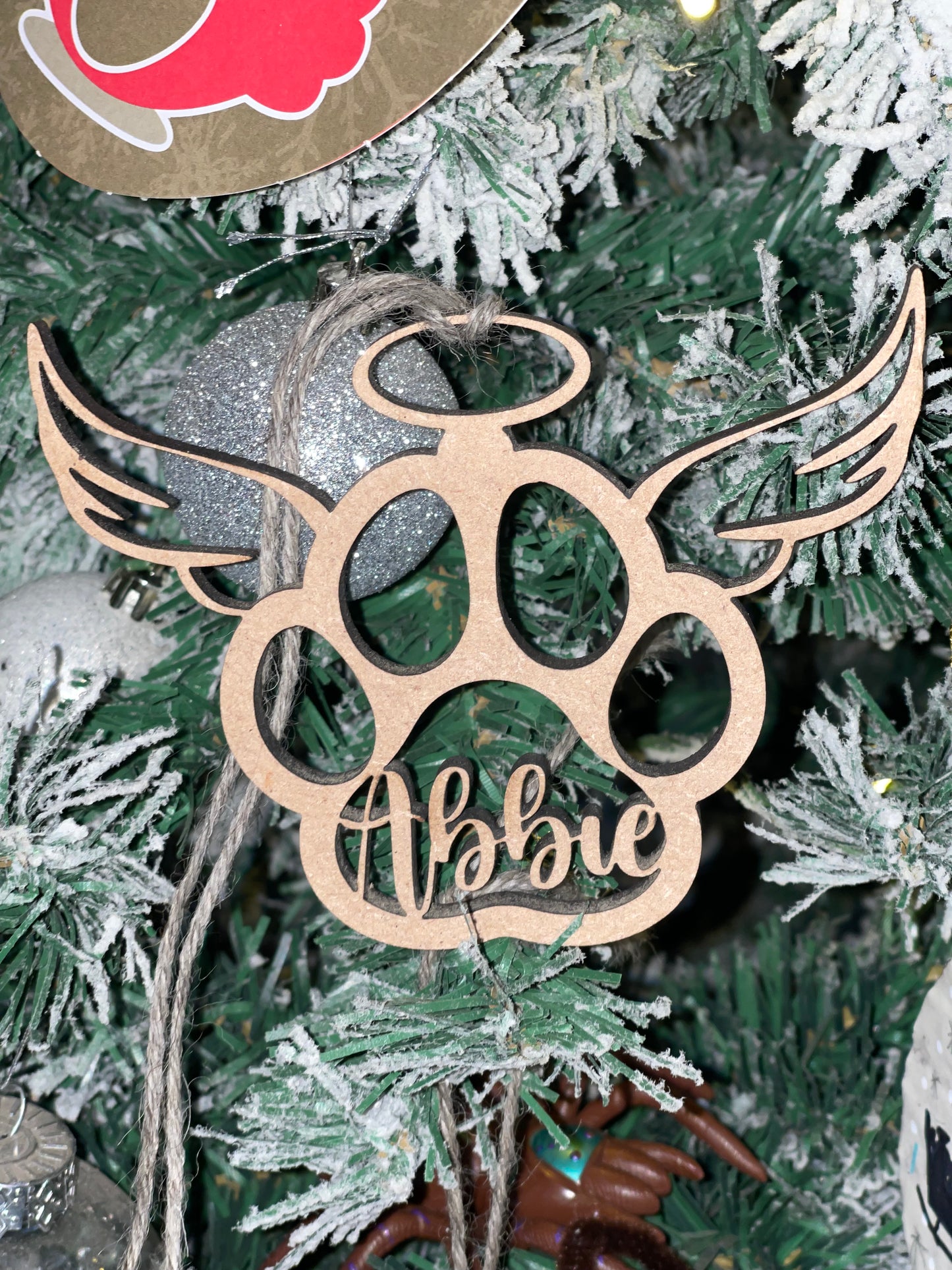 Dog Paw Memorial Keepsake