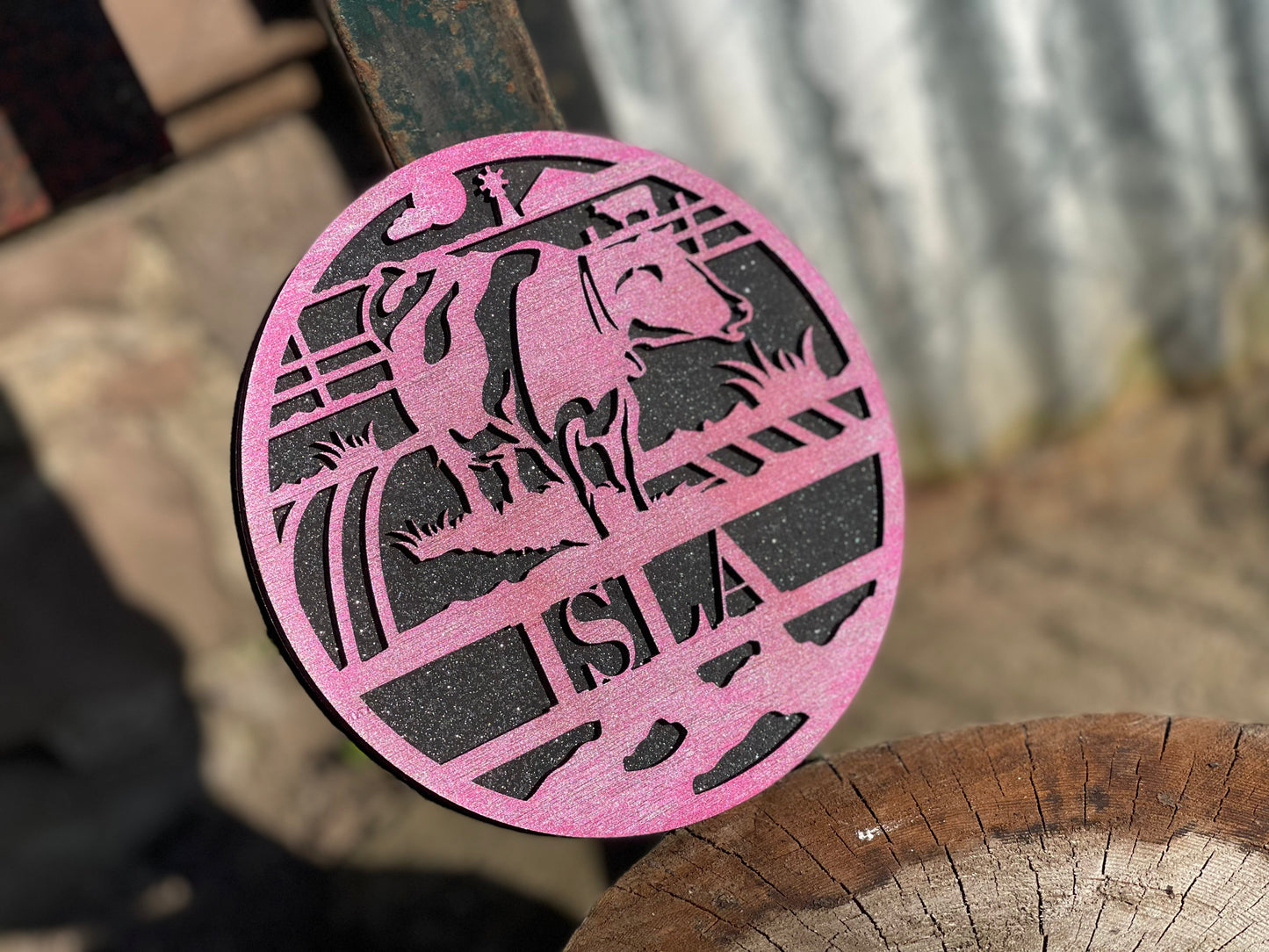 Personalised Cow Sign