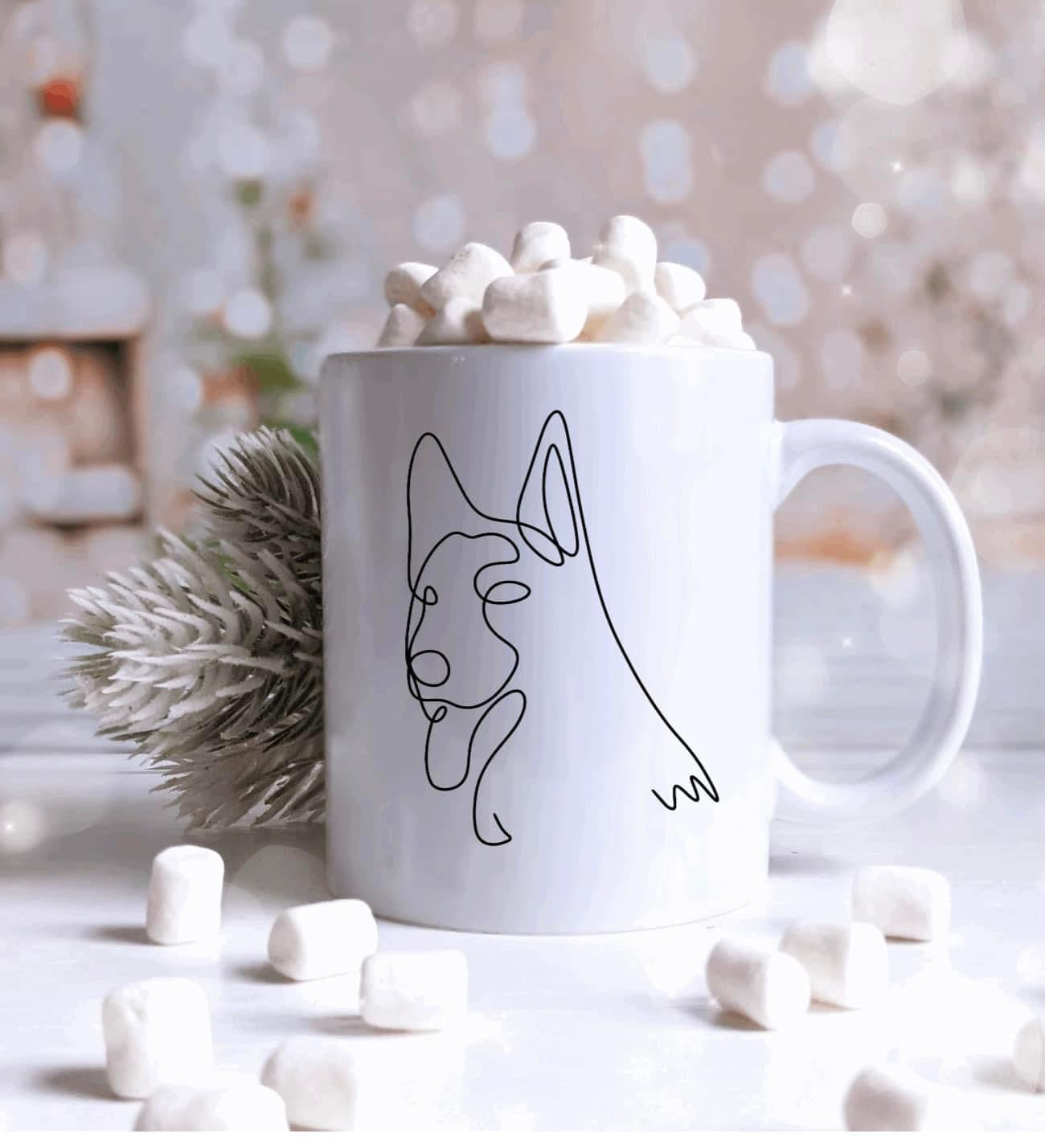 Line Animal Mug