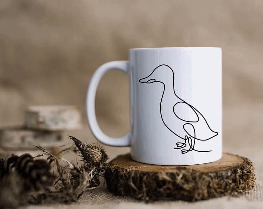 Line Animal Mug