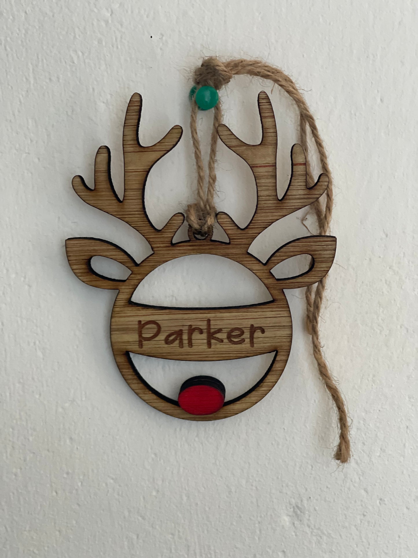 Personalised Children’s Christmas Reindeer Bauble