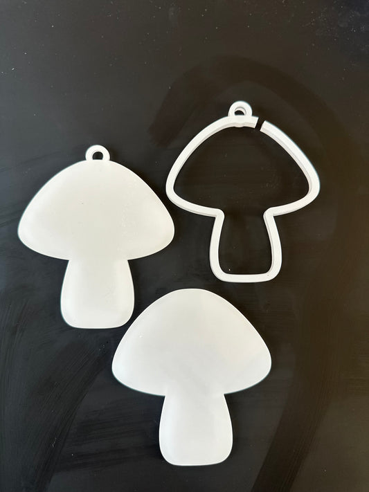 DIY Acrylic Mushroom Snowglobe Kit