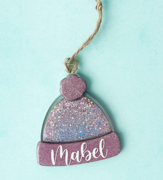 Bobble Hat Snowglobe Ornament