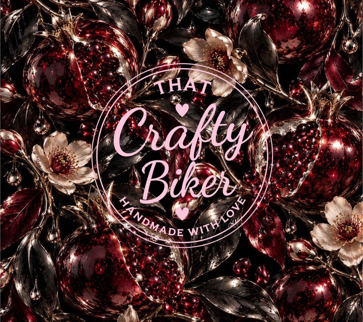 Pomegranate Flowers Printed Vinyl