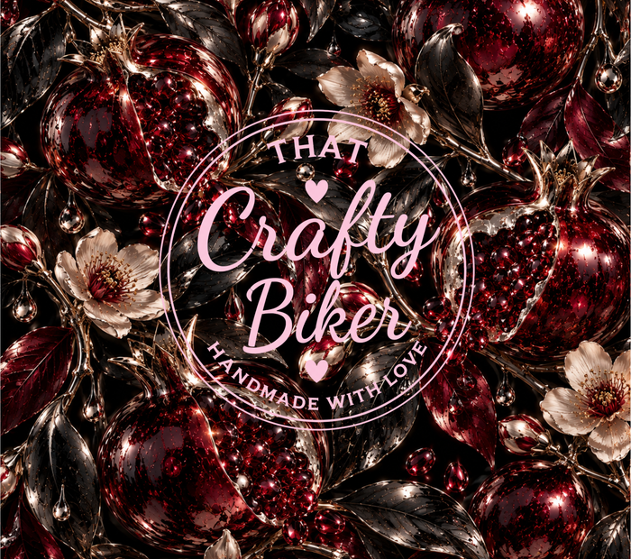 Pomegranate Flowers Printed Vinyl