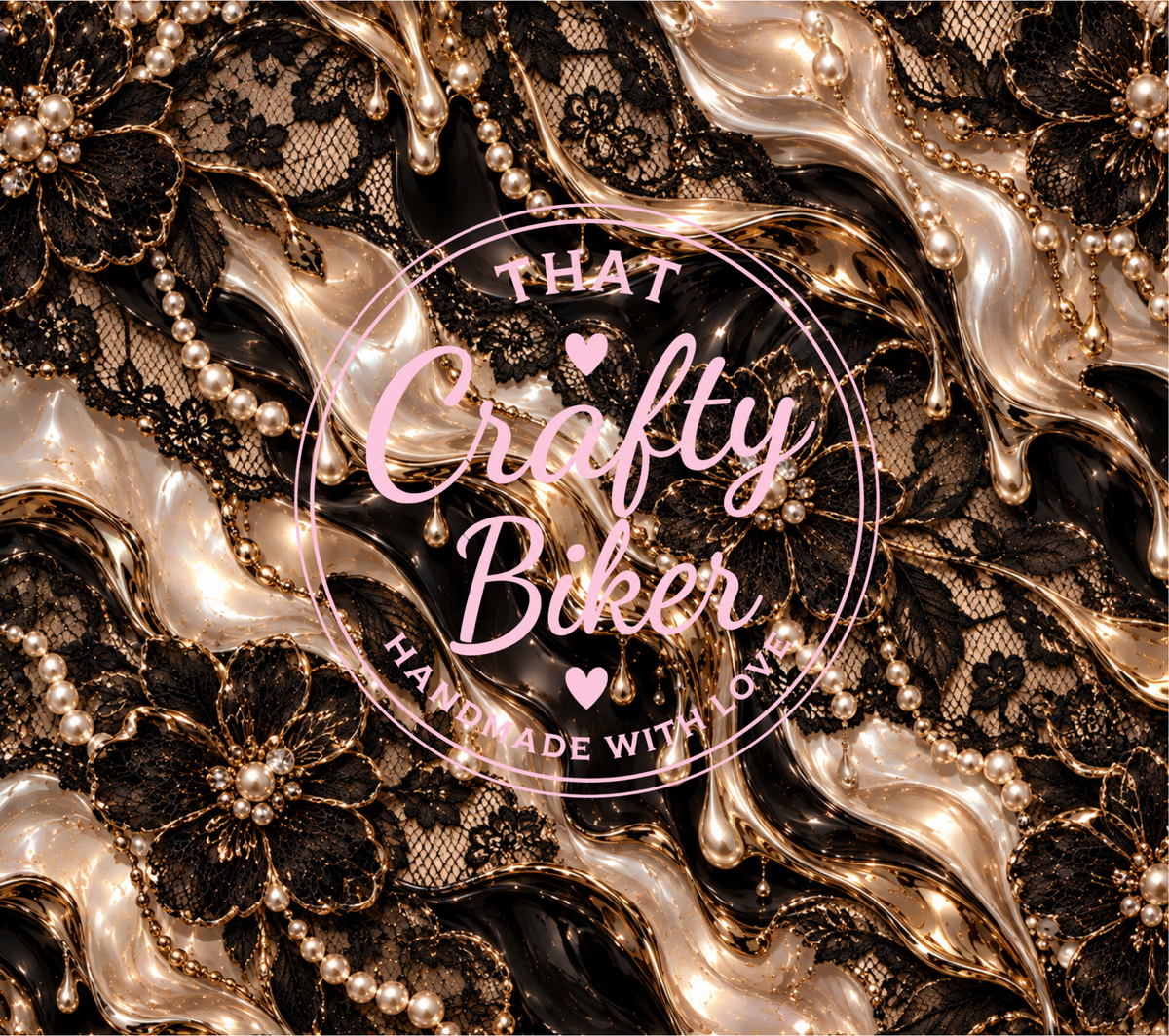 Gold Lace Printed Vinyl