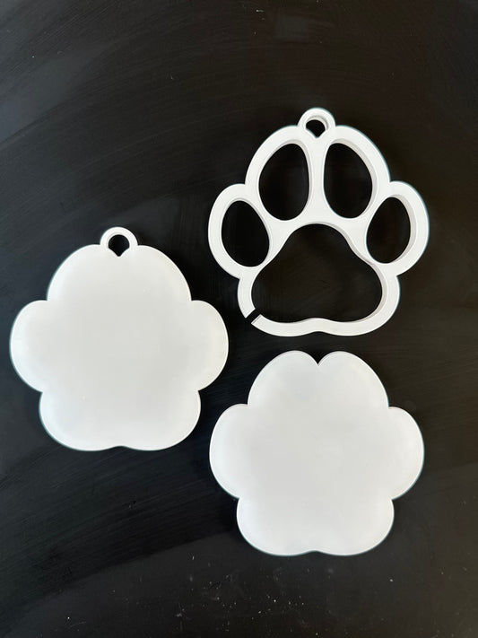 DIY Acrylic Dog Paw Snowglobe Kit