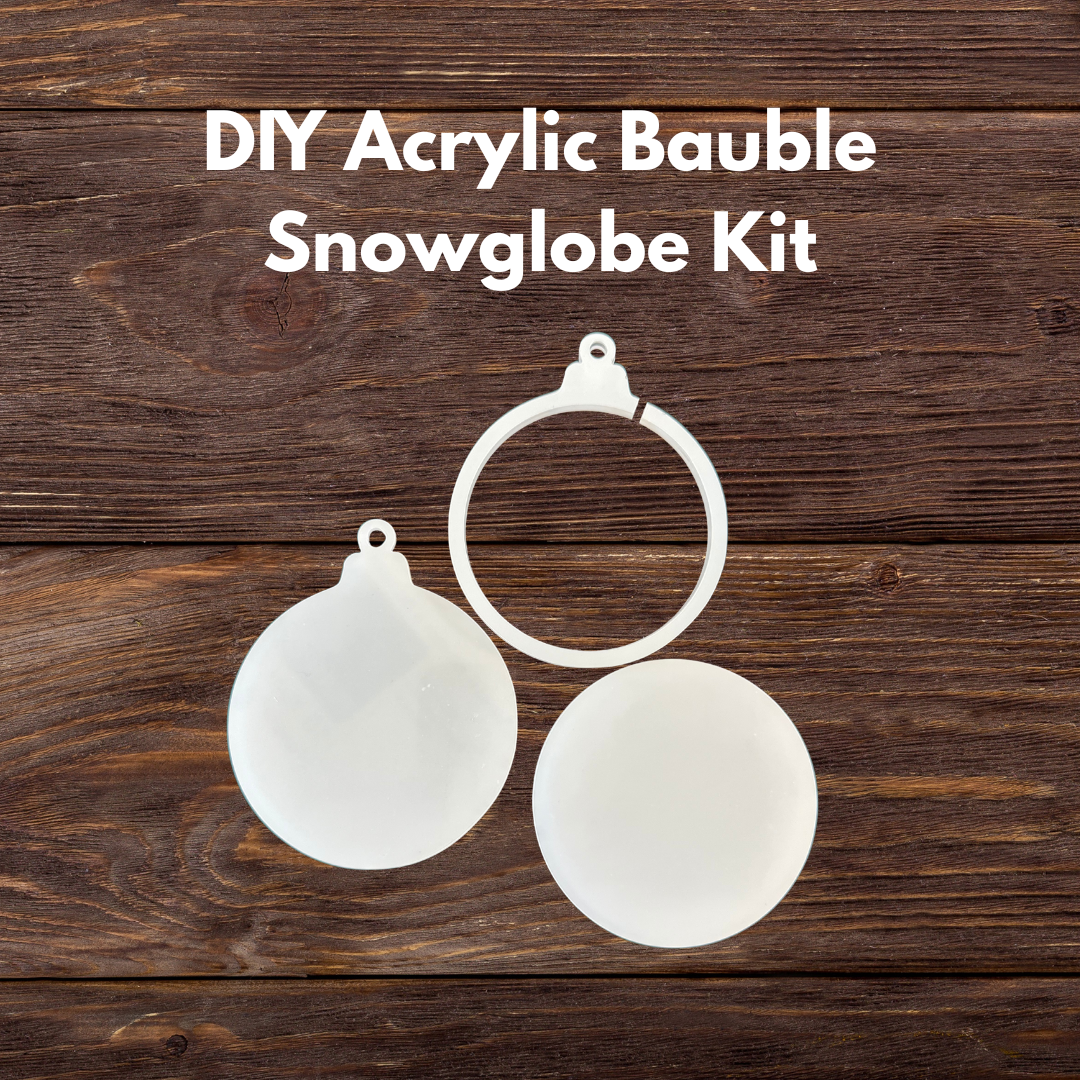 DIY Acrylic Snowglobe Bauble Ornament