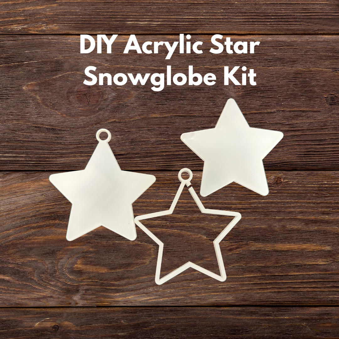 DIY Acrylic Star Snowglobe Kit