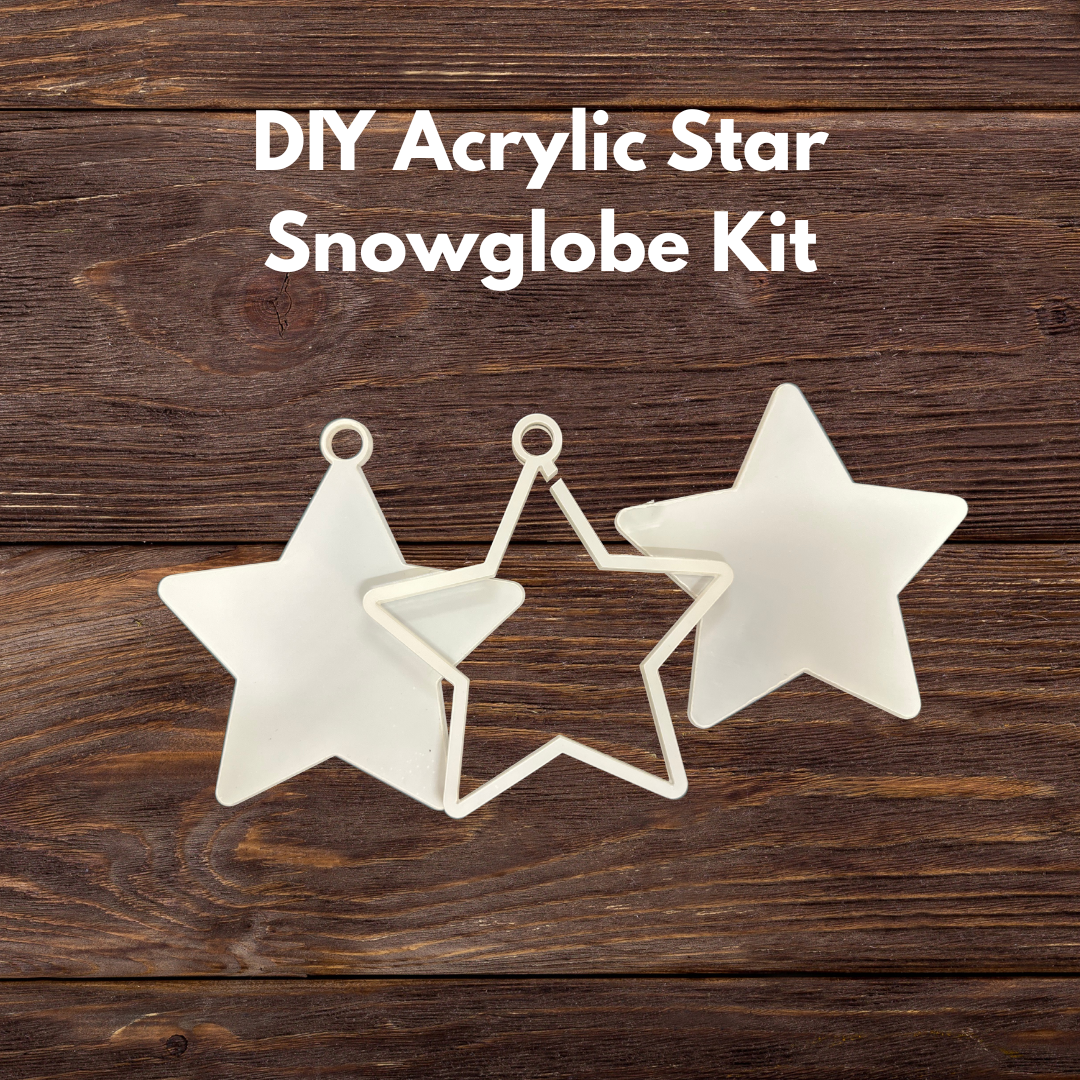 DIY Acrylic Star Snowglobe Kit