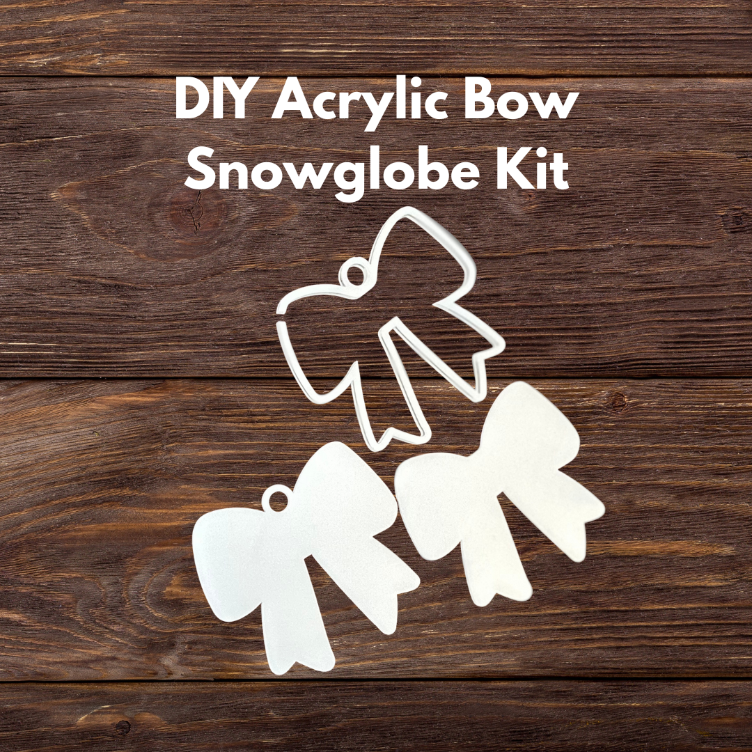 DIY Acrylic Snowglobe Bow Kit