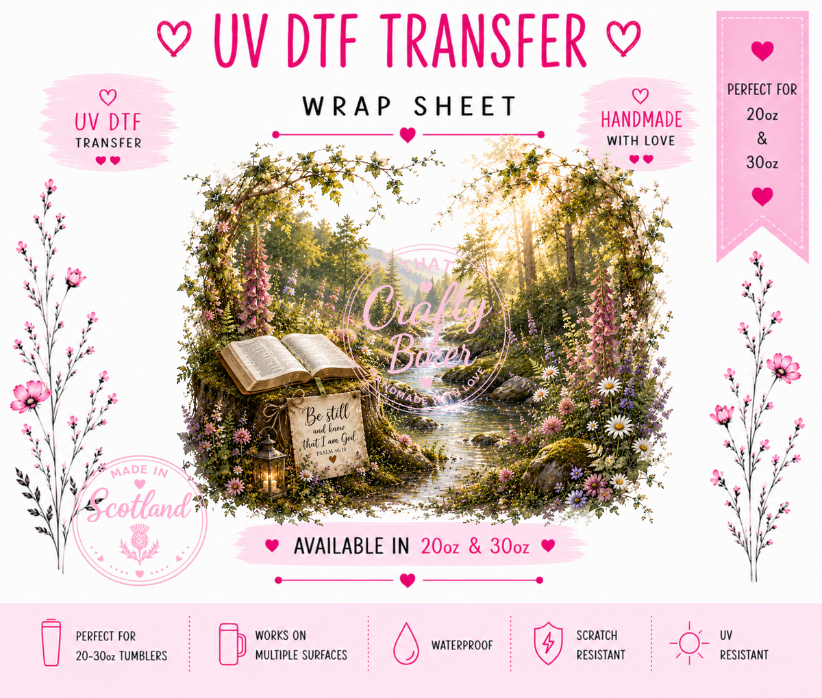 Be Still and Know Tumbler Wrap
