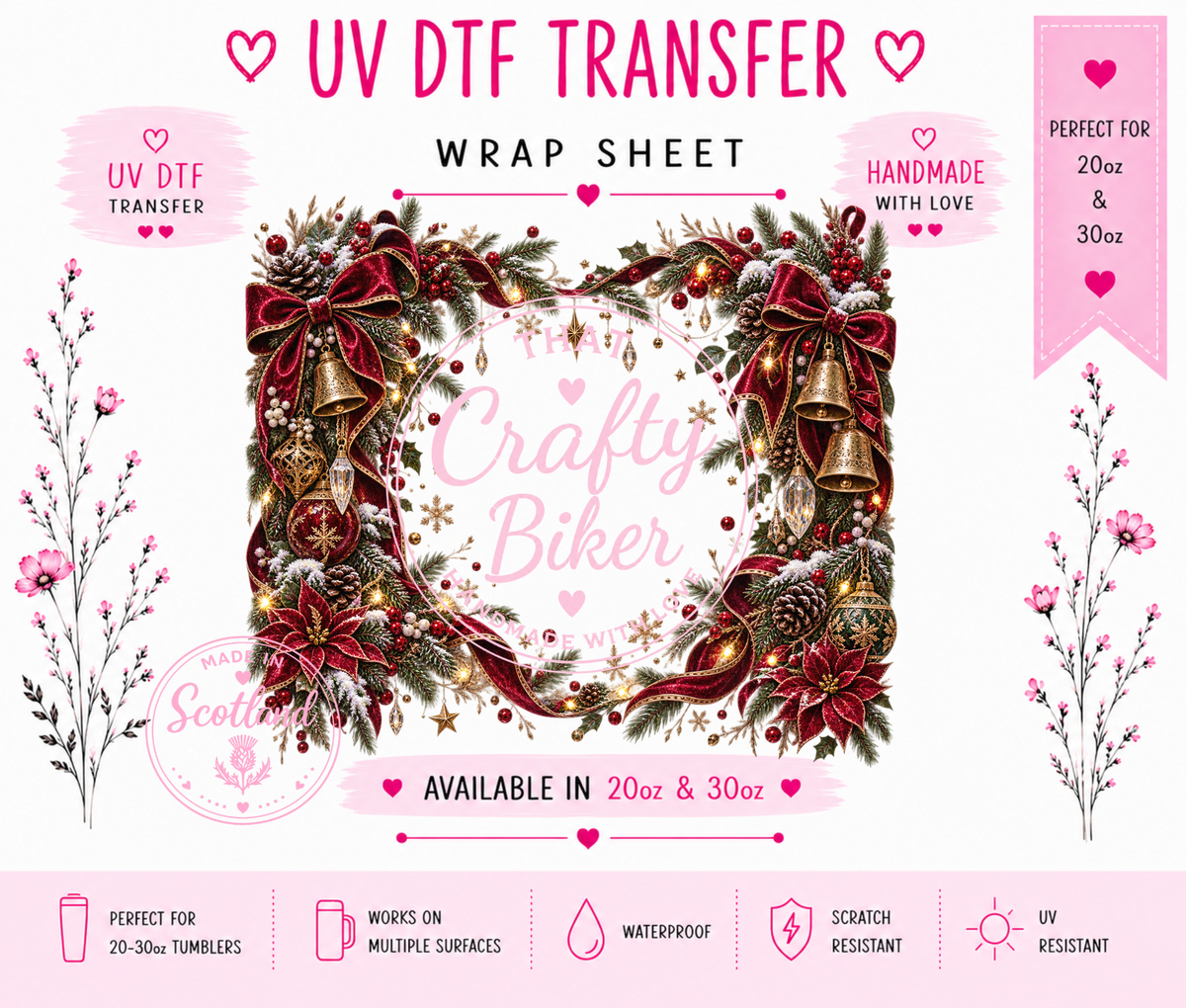 Deck The Halls  Tumbler Wrap