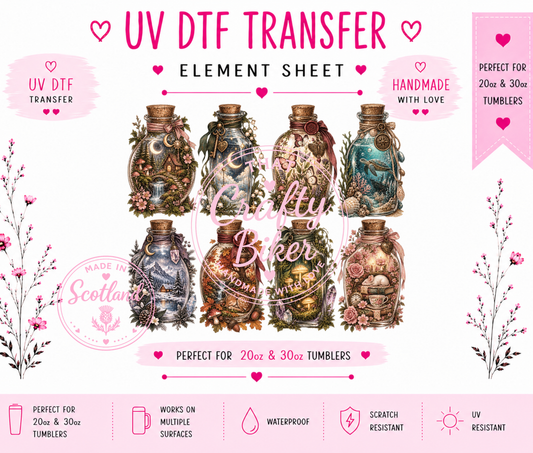 Bottle Worlds UVDTF Element Sheet