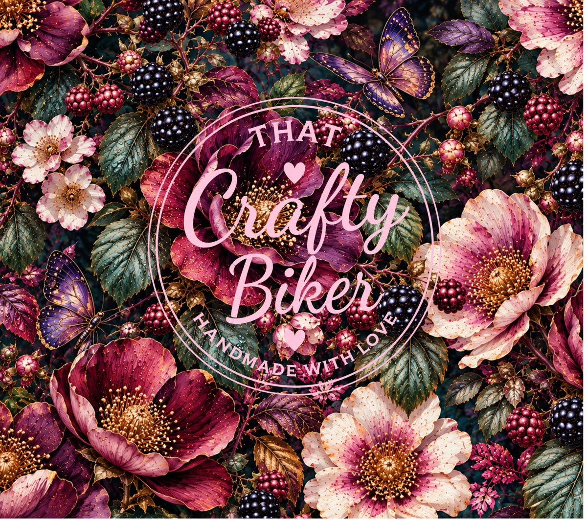 Wild blackberry Bloom Printed Vinyl