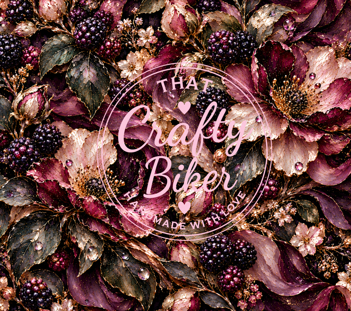 Blackberry Bloom Printed Vinyl